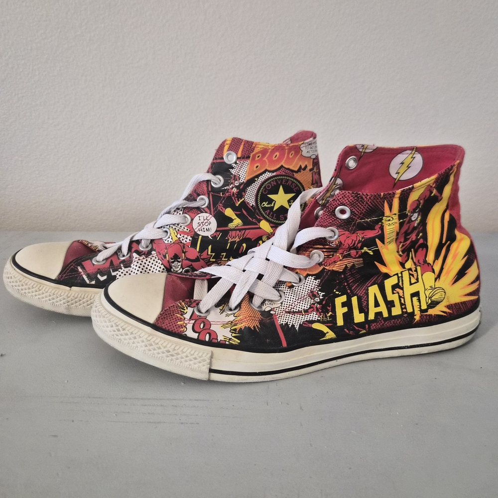 Converse And DC Comics The Flash High Top